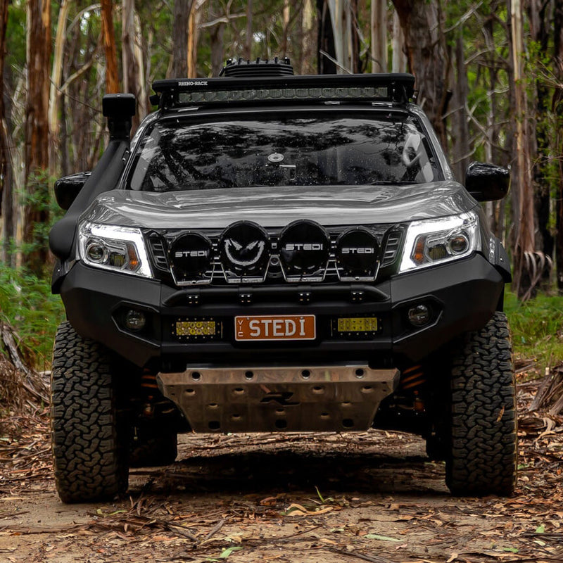 STEDI 8 inch ST4K 12 LED Double Row Light Bar angle view