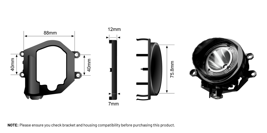 STEDI Boost Integrated Driving Light Type-B unit