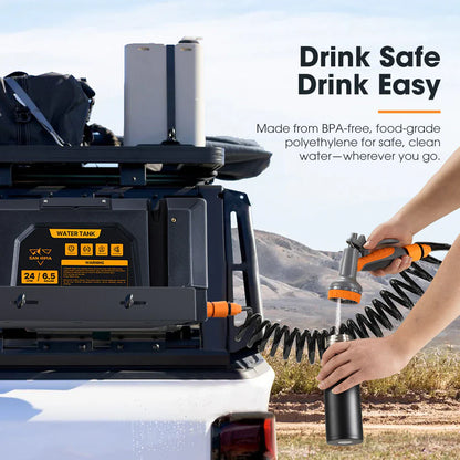 San Hima Portable Water Tank 24L with 12v Pump and Built in Battery - image 6