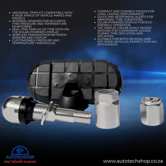 AutoSense Universal 4 Internal Sensor Kit With Solar-Powered Display - image 2